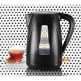 Unold 18555 tetera eléctrica 1,7 L 1850 W Negro, Hervidor de agua negro, 1,7 L, 1850 W, Negro, Plástico, Indicador de nivel de agua, Sin cables