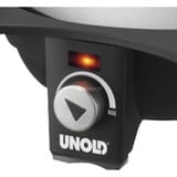 Unold 48645 fondue, gourmet y wok 1,5 L 8 personas(s) plateado/Negro, 8 personas(s), 1,5 L, Negro, Plata, Alrededor, Acero inoxidable, Giratorio