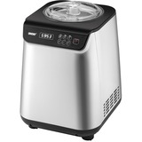48825 máquina para helados Compresor de helados 1,2 L 135 W Negro, Plata, Heladera