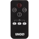 Unold 86535 calefactor eléctrico Interior Negro, Marrón 1800 W Ventilador eléctrico, Termoventiladores negro/Cobre, Ventilador eléctrico, Cerámico, 80°, 8 h, Interior, Piso