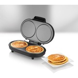 Unold PANCAKE MAKER American crepera 2 crep(s) 1000 W Negro, Acero inoxidable, Máquina de hacer tortitas acero fino cepillado/Negro, 219 mm, 306 mm, 113 mm, 1,6 kg, 1000 W, 220 - 240 V