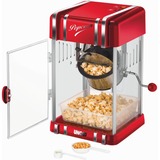 Unold Retro palomitas de maiz poppers 300 W Rojo, Plata, Palomitero 300 W, 220 - 240 V, 50 - 60 Hz, 250 x 286 x 433 mm, 3,2 kg