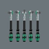 Wera 05003645001 llave de tubo Juego de llaves de tubo 37 pieza(s), Kit de herramientas negro/Verde, Juego de llaves de tubo, 37 pieza(s), Negro, Verde, CE, Mango de carraca