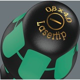 Wera 335/350/355/3 Juego de destornilladores Kraftform Plus, largo negro/Verde, Kraftform Plus Lasertip + Bandeja