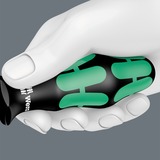 Wera 335/350/355/3, Destornillador negro/Verde, Kraftform Plus Lasertip + Bandeja