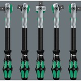 Wera 8100 SA 2, Kit de herramientas negro/Verde, Juego de carraca Zyklop Speed, cuadradillo de 1/4", métrico