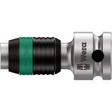 Wera 8784 B1 ADAPTER ZYKLOP, 3/8” alargador y adaptador de llave 1 pieza(s) Adaptador para enchufe cromado/Negro, 3/8”, Un solo elemento, Adaptador para enchufe, Acero inoxidable, Cromo, 111 mm, 20 mm