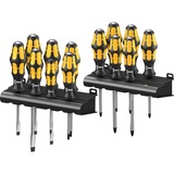 Wera Big Pack 900 Juego de destornilladores Kraftform negro/Amarillo, El Destorcincel de Wera + Bandeja