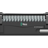 Wera Bit-Check 30 TX Universal 1, Conjuntos de bits 30 pieza(s), Torx, 1 x 899/4/1 K, 1/4"x50 3 x TX 10x25 5 x TX 15x25 8 x TX 20x25 7 x TX 25x25 4 x TX 30x25 2 x TX 40x25, Acero inoxidable, 25,4 / 4 mm (1 / 4"), Hexagonal