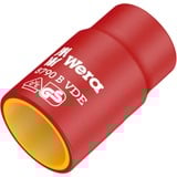 Wera Inserto de llave de vaso Zyklop VDE, 16mm, 3/8", Llave de tubo rojo/Amarillo