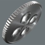 Wera Juego de carracas metálicas Zyklop 8100 SA 11, tamaños en pulgadas, Kit de herramientas 