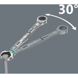 Wera Juego de llaves combinadas con carraca Joker Switch, Llave de tuercas 8,10,11,12,13,14,15,16,17,18,19 mm, 1/4", Cromo, Acero al cromo-molibdeno, Cromo, Brillante