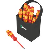 Wera Kraftform 2go 100 punta de destornillador 11 pieza(s) rojo/Amarillo, 11 pieza(s), Phillips, Pozidriv, Torx, PH 1,PH 2, PZ 1,PZ 2, T10,T15,T20, 50 x 120 mm