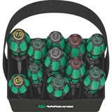 Wera Kraftform 2go 300 llave de tuercas 11 pieza(s), Destornillador negro/Verde, 11 pieza(s), Hexagonal