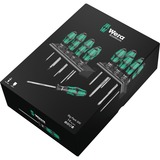 Wera Kraftform Big Pack 300, Destornillador negro/Verde, 190 mm, 50 mm, Negro / Azul