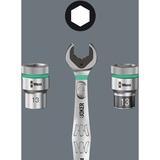Wera Llaves combinadas con carraca Joker, Llave de tuercas 13 mm, Acero inoxidable, Acero, Mate, Alemania, 27,3 mm