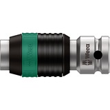 Wera Zyklop-Verbindungsteil 8784 A1,1/4", Adaptador cromado/Negro