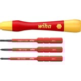 Wiha Destornillador con juego de portapuntas PicoFinish electric slimVario rojo/Amarillo