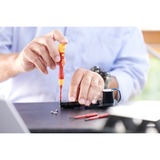 Wiha Destornillador con juego de portapuntas PicoFinish electric slimVario rojo/Amarillo