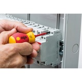 Wiha Destornillador con juego de portapuntas SoftFinish electric slimVario, 4 piezas rojo/Amarillo