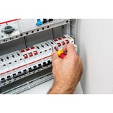 Wiha Destornillador con juego de portapuntas SoftFinish electric slimVario, 4 piezas rojo/Amarillo