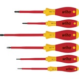Wiha Juego de destornilladores SoftFinish electric, 6 piezas rojo/Amarillo