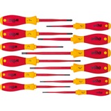 Wiha Juego de destornilladores SoftFinish electric slimFix, 12 piezas rojo/Amarillo
