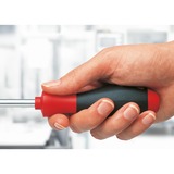 Wiha Juego de destornilladores con llave de vaso SoftFinish, 5 piezas negro/Rojo