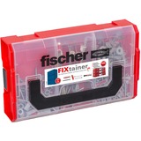 fischer DUOLINE 181 90 pieza(s) Anclaje tipo mariposa, Pasador gris claro/Rojo, Anclaje tipo mariposa, Concreto, Gris, 90 pieza(s), Caja