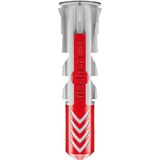 fischer DUOPOWER 12x60 LD, Pasador gris claro/Rojo