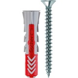 fischer Dübel DUOPOWER 5x25 S LD, Pasador gris claro/Rojo