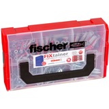 fischer FixTainer-DUOPOWER + Tornillo, Pasador gris claro/Rojo