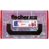 fischer FixTainer-DUOPOWER + Tornillo, Pasador gris claro/Rojo