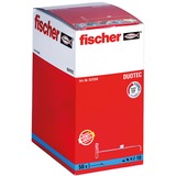 fischer Taco basculante DUOTEC 10, Pasador gris claro/Rojo