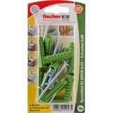 fischer Taco de expansión SX GREEN 8x40 S K, Pasador verde
