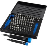 iFixit EU145392 punta de destornillador 112 pieza(s), Conjuntos de bits negro/Azul, 112 pieza(s), Punta de estrella de 12 puntas estriadas, Plano, Hexagonal (métrico), JIS B 1012, Llave de vaso,..., PH 0,PH 00,PH 000,PH 1,PH 2,PH 3, PZ 0,PZ 1,PZ 2,PZ 3, 1,1.5,2,2.5,3,3.5,4,5,6,7,8 mm, T2,T3,T4,T5