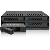 Icy Dock ExpressTray Panel embellecedor frontal Negro, Laufwerkstrays negro, Panel embellecedor frontal, 2.5", SATA, Serial ATA II, Serial ATA III, Negro, Metal, Plástico, 6 Gbit/s