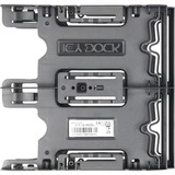 Icy Dock MB344SP panel bahía disco duro 13,3 cm (5.25") Panel de instalación, Chasis intercambiable negro, 13,3 cm (5.25"), Panel de instalación, 2.5", IDE/ATA, Plástico, 146 mm