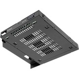 Icy Dock MB411SKO-B refacción para notebook, Bastidor de instalación negro, Negro, Metal, 128 mm, 130 mm, 12,7 mm, 215 g