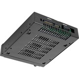 Icy Dock MB492SKL-B panel bahía disco duro Negro, Chasis intercambiable negro, 2.5", SATA, Serial Attached SCSI (SAS), Negro, Metal, Unidad de disco duro, SSD, 25,4 mm