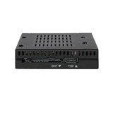 Icy Dock MB522SP-B base de conexión para disco duro Negro, Chasis intercambiable negro, Unidad de disco duro, SSD, SATA, 2.5,3.5", 6 Gbit/s, Negro, Datos, Poder