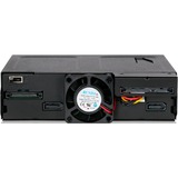 Icy Dock MB602SPO-B panel bahía disco duro Negro, Backplane  negro, Negro, Metal, 9.5,12.7 mm, 1 Ventilador(es), 4 cm, 12 Gbit/s