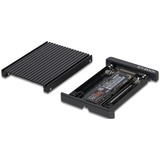 Icy Dock MB705M2P-B caja para disco duro externo Caja externa para unidad de estado sólido (SSD) Negro M.2, Convertidor negro, Caja externa para unidad de estado sólido (SSD), M.2, M.2, 32 Gbit/s, Negro