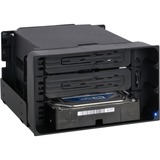 Icy Dock MB830SP-B caja para disco duro externo Caja de disco duro (HDD) Negro 3.5", Chasis intercambiable negro, Caja de disco duro (HDD), 3.5", SAS, SATA, 6 Gbit/s, Hot-swap, Negro