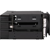 Icy Dock MB830SP-B caja para disco duro externo Caja de disco duro (HDD) Negro 3.5", Chasis intercambiable negro, Caja de disco duro (HDD), 3.5", SAS, SATA, 6 Gbit/s, Hot-swap, Negro