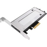 Icy Dock MB840M2P-B tarjeta y adaptador de interfaz Interno M.2, Bastidor de instalación negro/Plateado, PCIe, M.2, PCIe 3.0, Negro, Plata, Pasivo, 32 Gbit/s