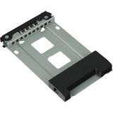 Icy Dock MB996TK-B caja para disco duro externo Carcasa de disco duro/SSD Aluminio, Negro 2.5", Bastidor de instalación negro, Carcasa de disco duro/SSD, 2.5", SATA, Serial ATA II, Serial ATA III, Aluminio, Negro