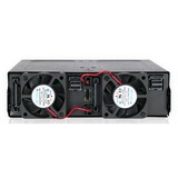 Icy Dock MB998IP-B panel bahía disco duro Negro, Bastidor de instalación negro, Negro, Metal, 5,7 mm, 2 Ventilador(es), 4 cm, 6 Gbit/s