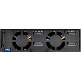 SilverStone FS204 unidad de disco multiple Negro, Chasis intercambiable negro, SATA, Serial ATA II, Serial ATA III, 2.5", 670 g, Negro