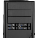 SilverStone FS204 unidad de disco multiple Negro, Chasis intercambiable negro, SATA, Serial ATA II, Serial ATA III, 2.5", 670 g, Negro